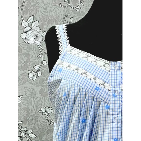 SoieRose 100% Cotton Victorian Nightgown with Floral Embroidery | SR-1241 - Picture 3 of 7